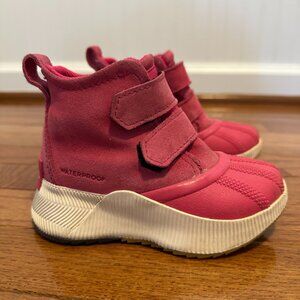 Sorel Toddler Girl's Size 9 Winter Snow Boots (Waterproof)